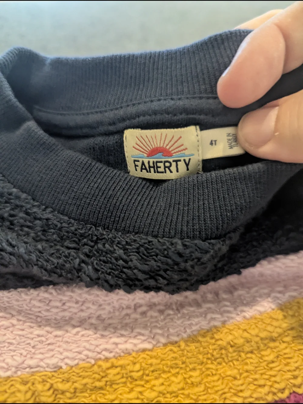 Faherty Relaxed Fit Vista Pullover Sweatshirt